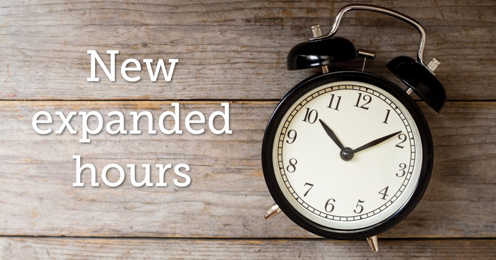 New Expanded Lesson Hours & Policies Announced